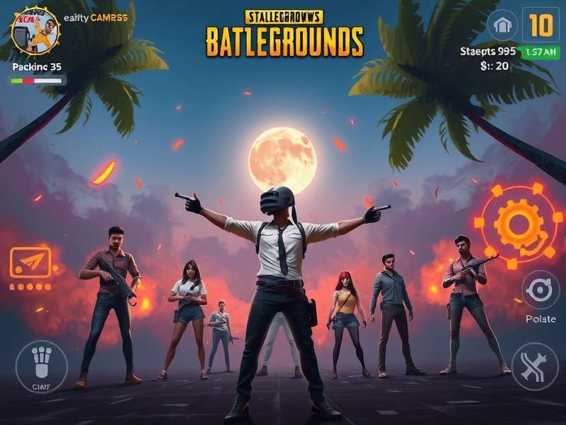 PUBG Mobile GameLoop on PC Screen