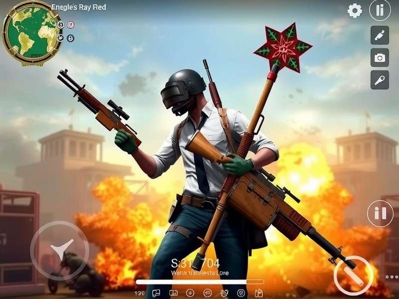 PUBG Mobile PC एमुलेटर पर गेमप्ले - 4K ग्राफिक्स के साथ
