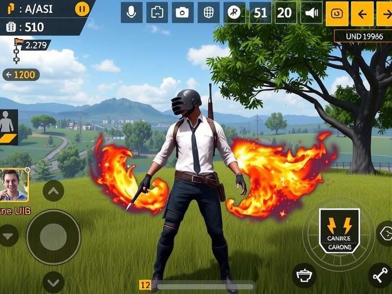 PUBG Mobile Live गेमप्ले एक्शन दृश्य