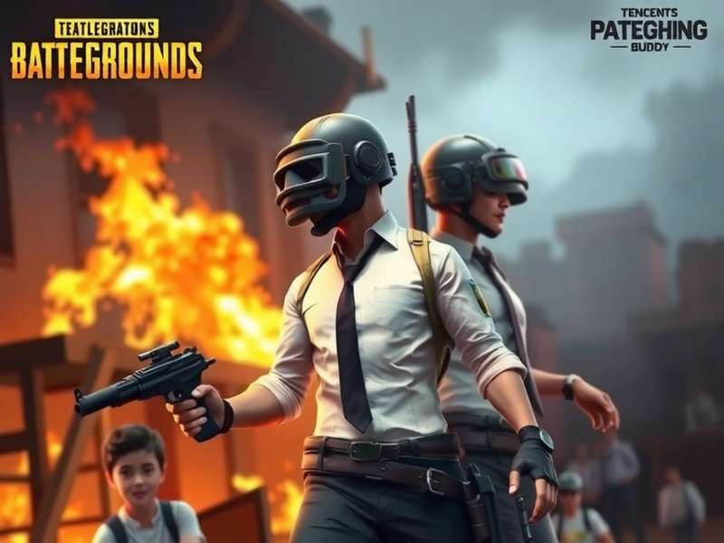 PUBG Mobile PC Tencent Buddy इंटरफ़ेस और गेमप्ले
