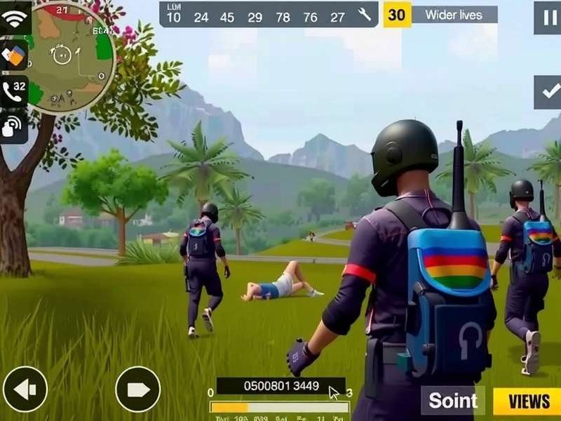 PUBG Mobile Lite PC पर गेमप्ले का दृश्य