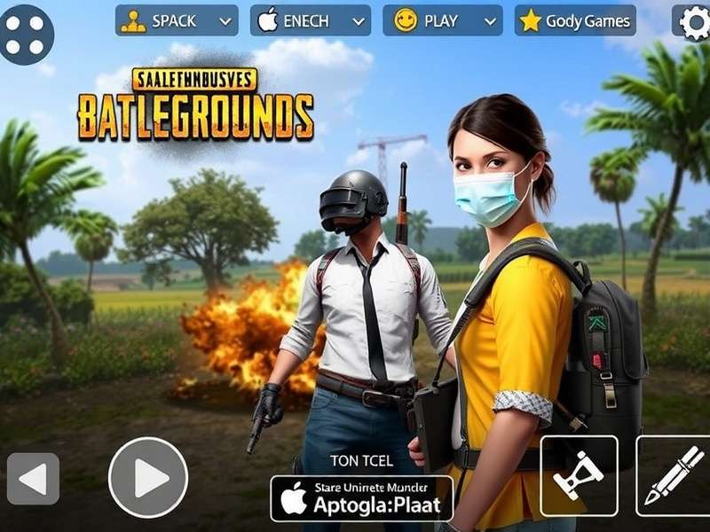 MacBook Pro पर PUBG Mobile एमुलेटर चलाते हुए