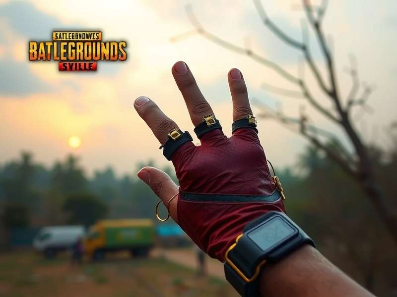 PUBG Mobile फिंगर ग्लव्स का उपयोग करते हुए गेमर