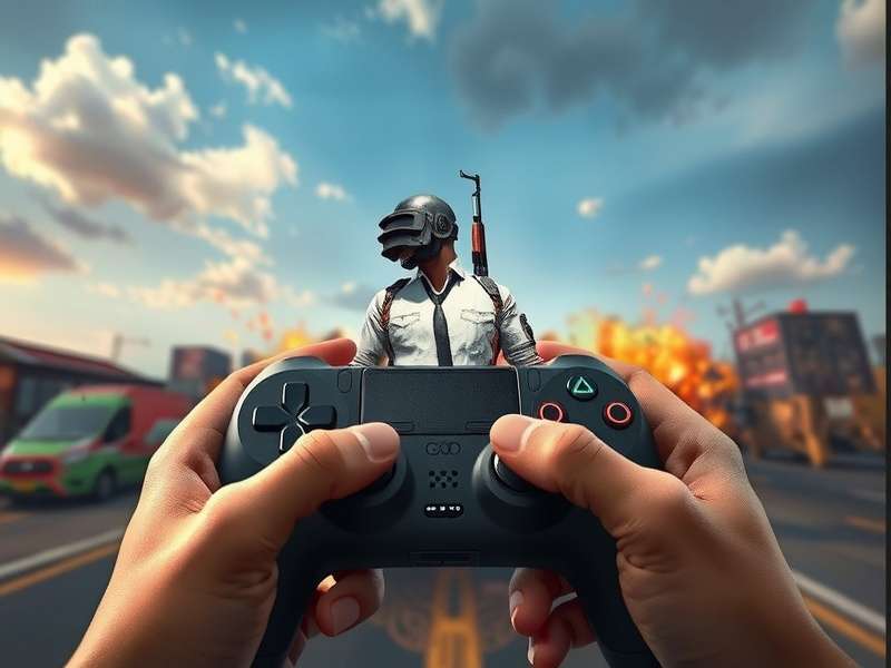 PUBG Mobile controller cooler in action