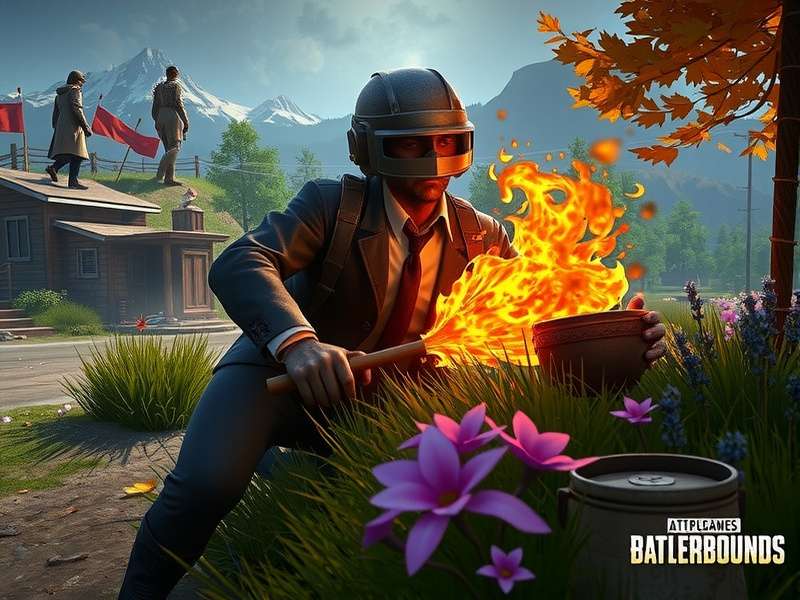 PUBG Mobile gameplay screenshot showing intense battle