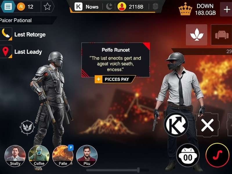 PUBG Mobile gameplay on smartphone