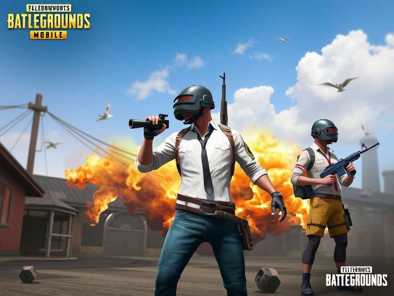 PUBG Mobile tactical gameplay showing team coordination