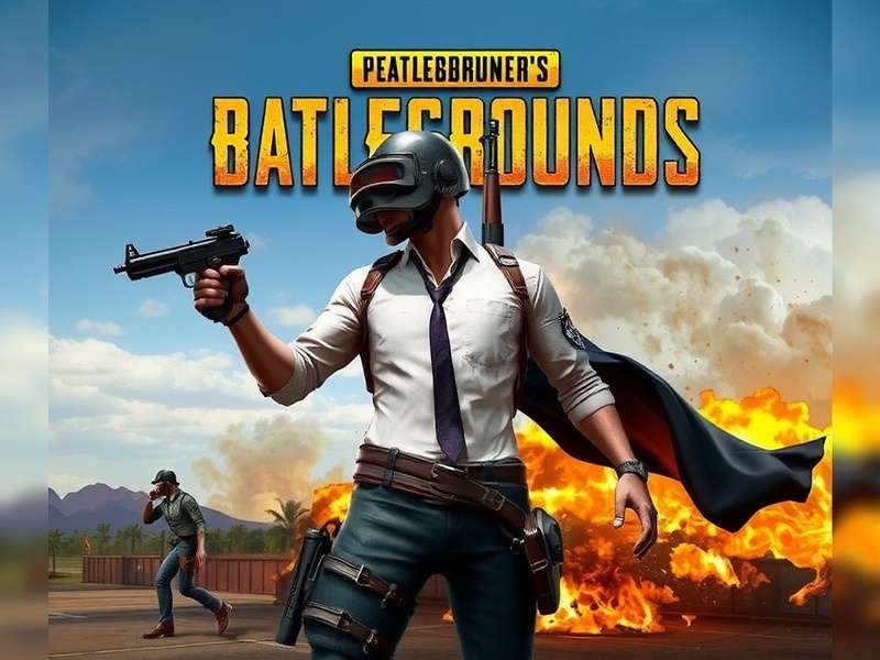 PUBG Mobile gameplay action scene showing players in combat