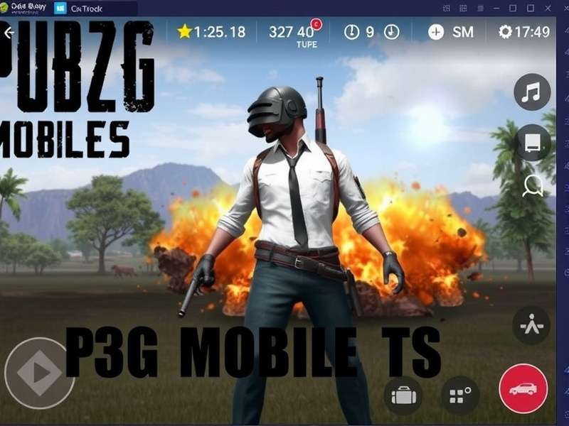 PUBG Mobile gameplay on PC with emulator