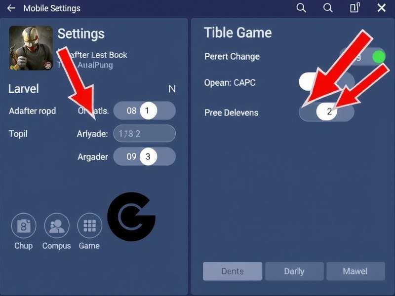 PUBG Mobile Emulator Settings Interface on PC