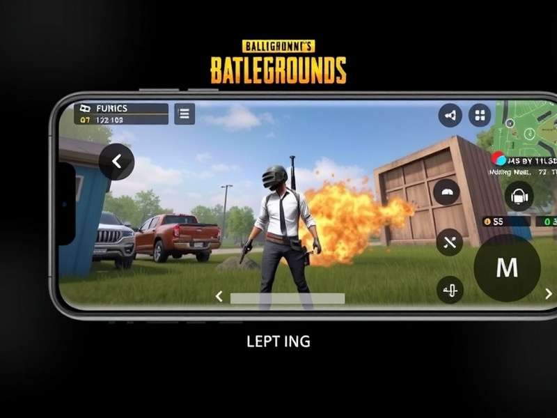 PUBG Mobile gameplay screenshot showcasing intense battle