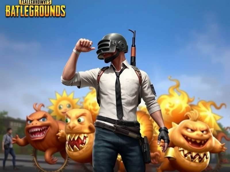 PUBG Mobile game download screen on a smartphone
