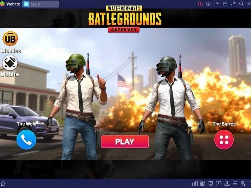 PUBG Mobile online gameplay screenshot showing intense battle royale action