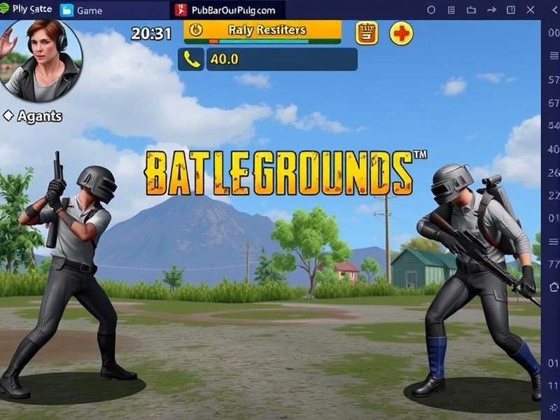 PUBG Mobile Squad engaging in a final zone fight on Erangel