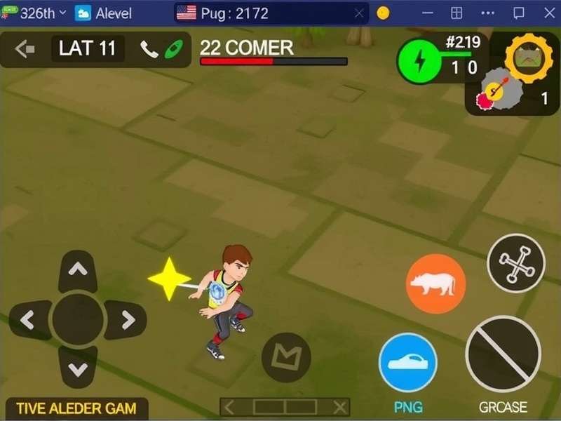 PUBG Mobile gameplay on PC with emulator