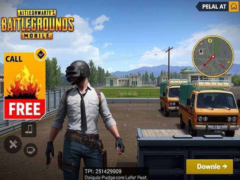 PUBG Mobile PC gameplay on Gameloop emulator with keyboard and mouse setup