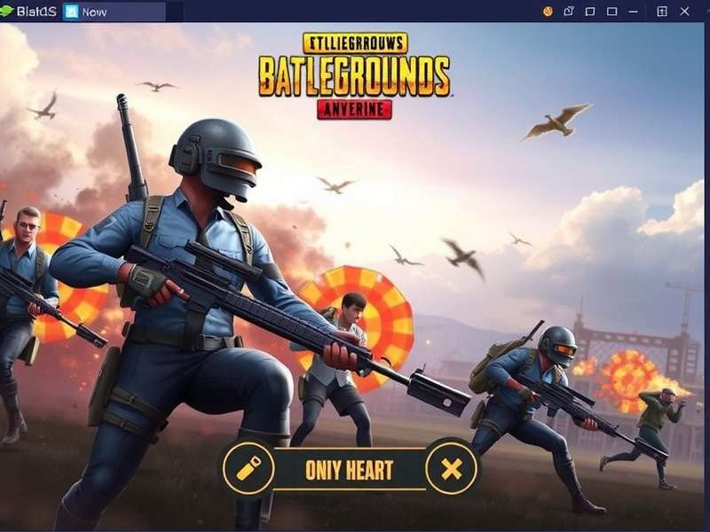 PUBG Mobile gameplay on PC using Tencent Buddy emulator with high graphics settings