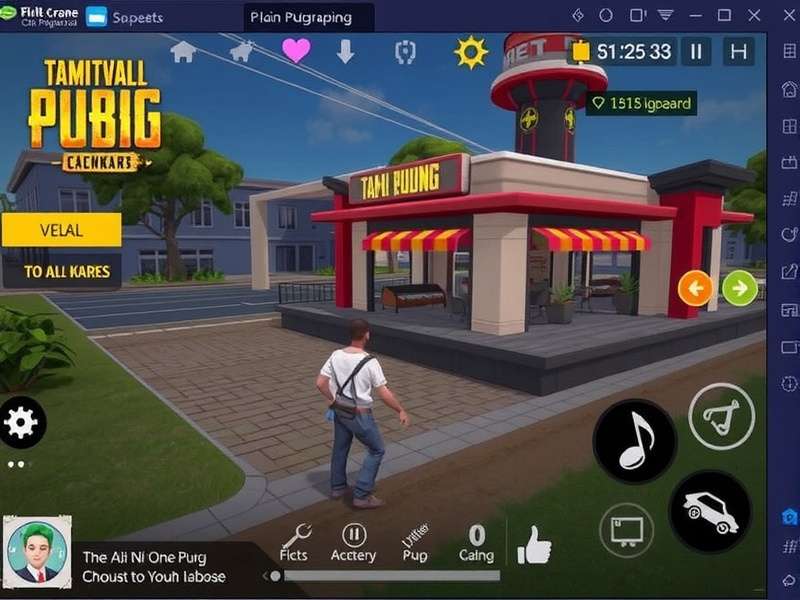 PUBG Mobile intense battle royale gameplay on mobile device with squad coordination
