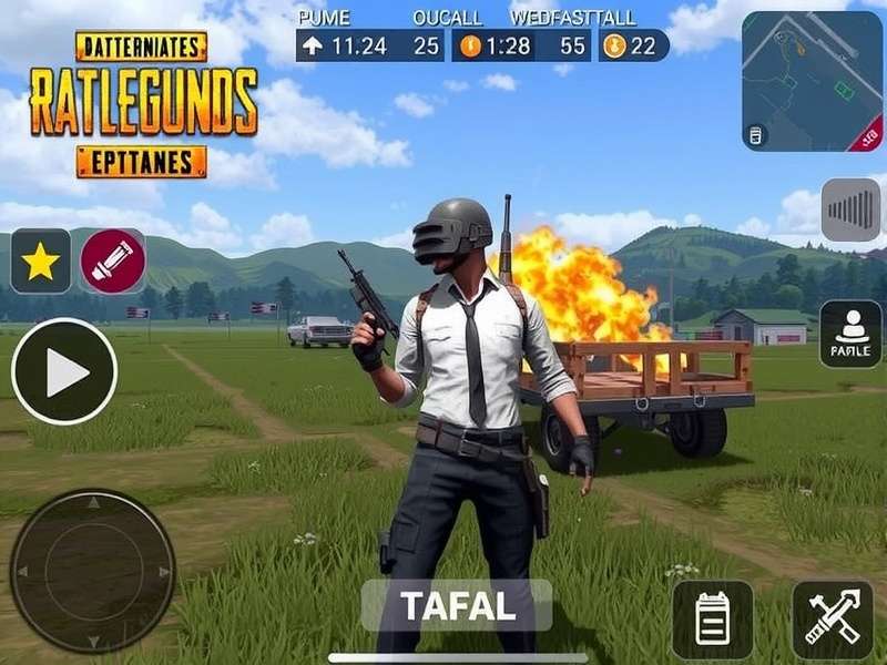 Pubg Mobile Lite PC gameplay on emulator showing high graphics and 120 FPS counter