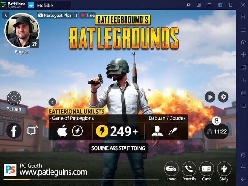 Pubg Mobile Pc Requirements guide banner showing emulator gameplay with 240 FPS indicator for Indian gamers