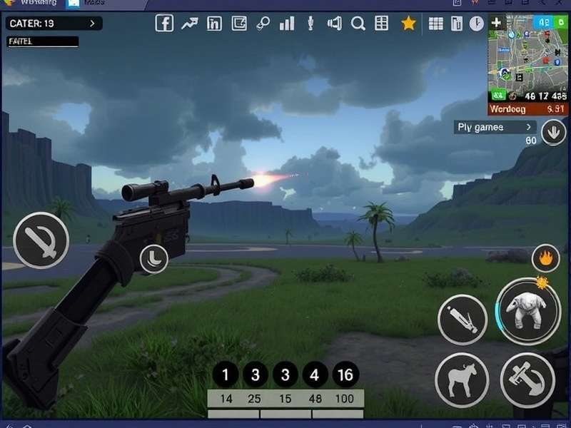 Indian PUBG Mobile player Akash Sharma using Gameloop 32 bit on his laptop