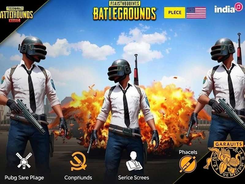Pubg Mobile Lite Indir – Free download banner for Indian players showing gameplay scene