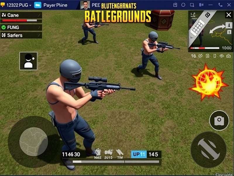 Pubg Mobile Lite gameplay screenshot showing battle royale action on mobile device